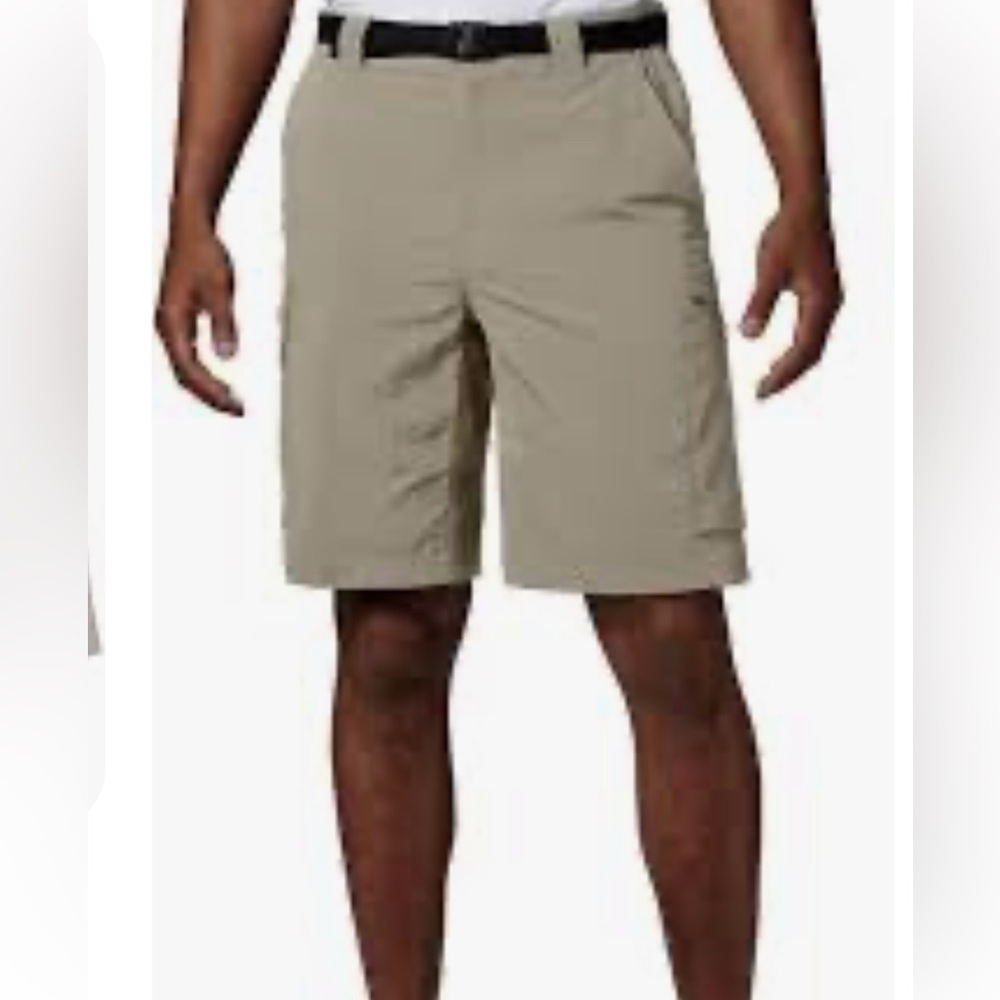 Columbia 38 Quick Dry 12” Shorts 2 front slash, back, velcro, zip & sn…